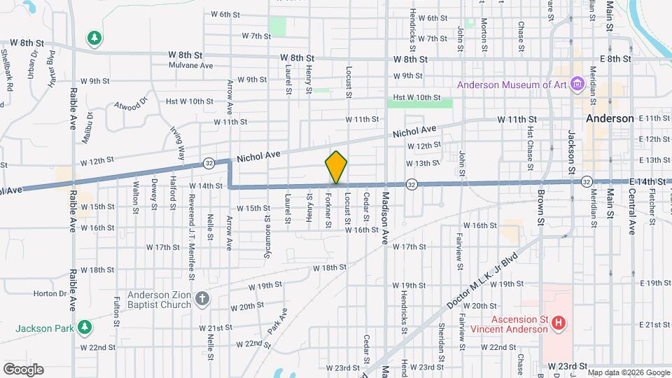 1221-1223 W 14th St Mapa y Detalles de la Ubicación