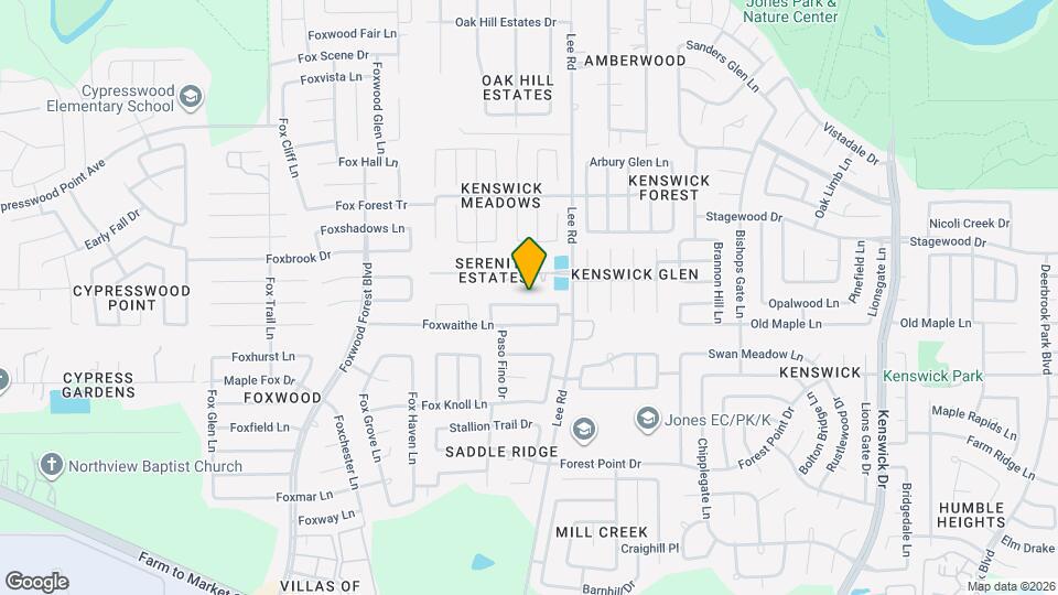 7707 Retama Terrace Ln Mapa y Detalles de la Ubicación