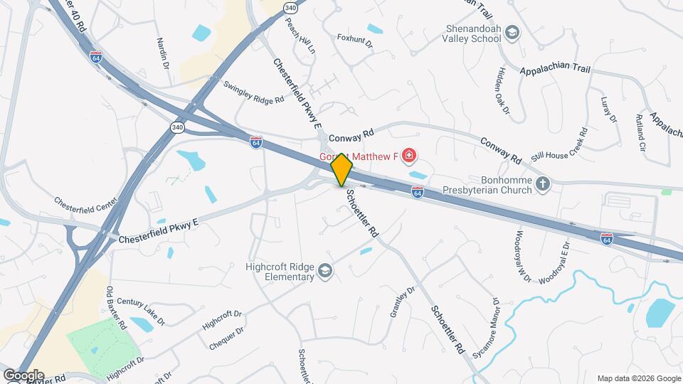 15308 Batesville Ct Map and Location Details