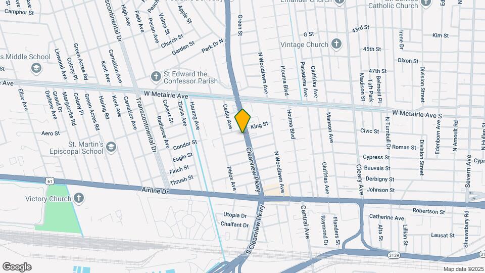 604 Clearview Pkwy Map and Location Details