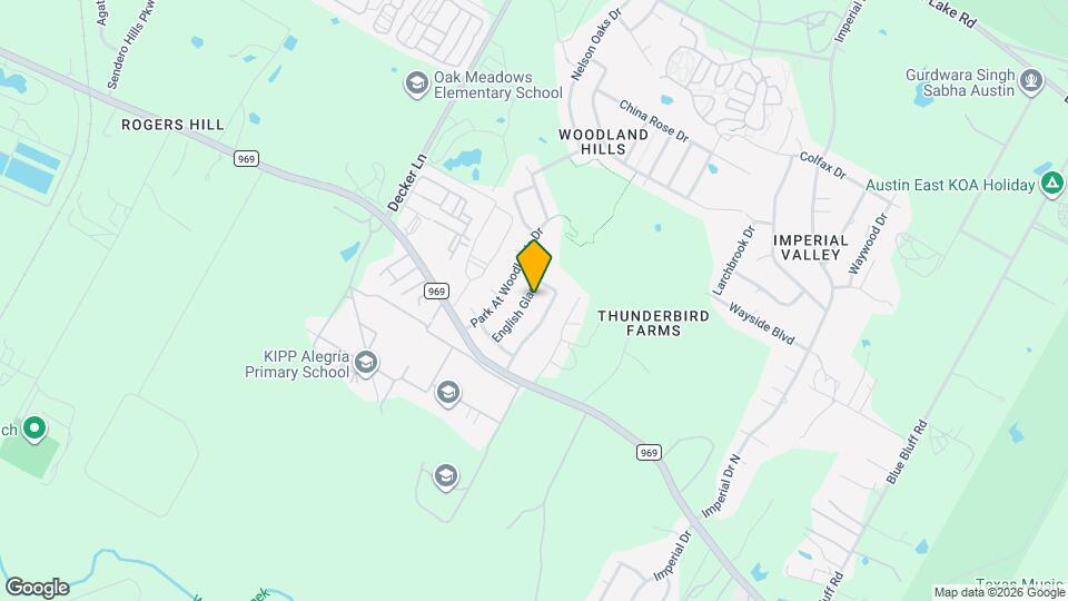 5213 English Glade Dr Map and Location Details