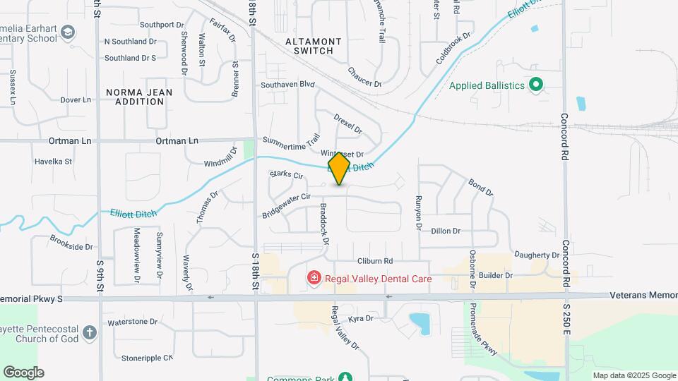 Mill Creek Apartments Map and Location Details