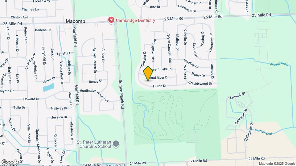 17815 Huron Dr Map and Location Details