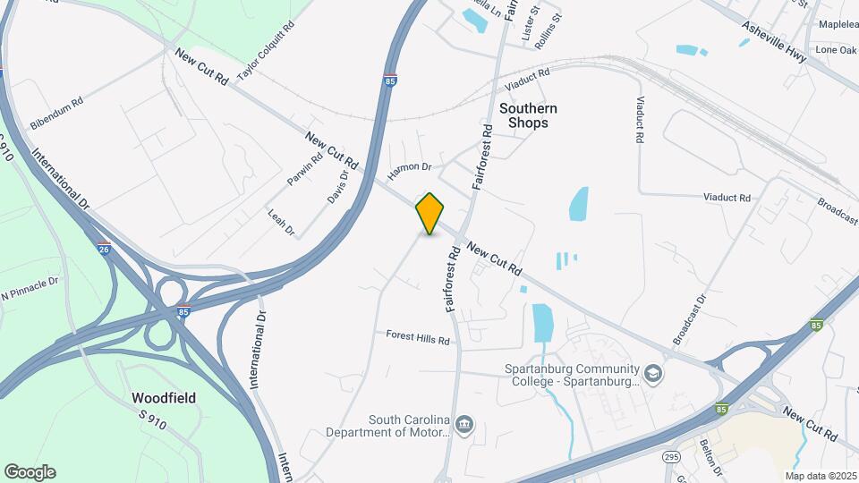 1321 New Cut Rd Map and Location Details