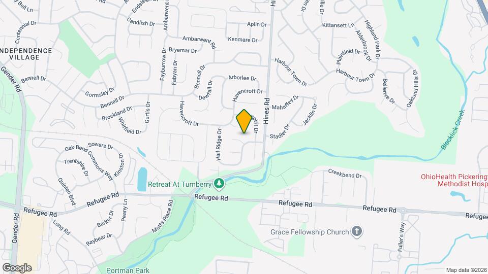7272 Moonbay Ct Map and Location Details