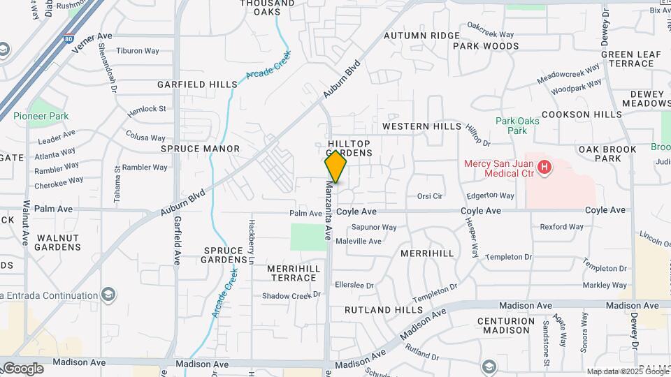 5905 Casa Alegre Map and Location Details