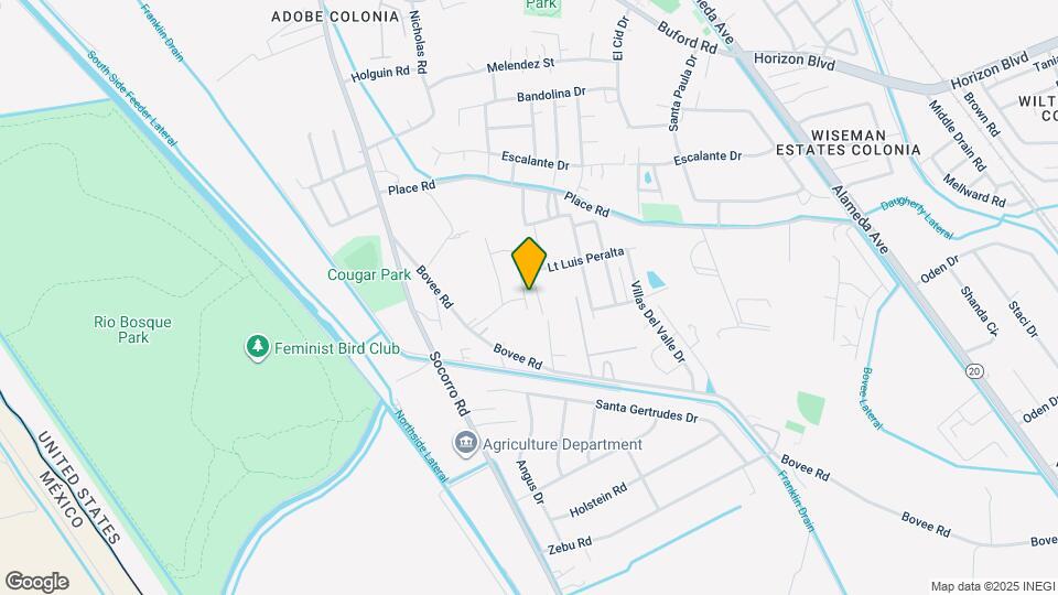 712 HC Gilbert Minjares Dr Map and Location Details