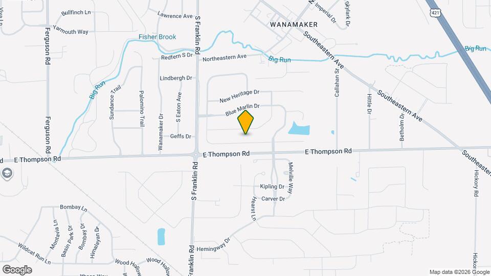 8644 Hornady Dr Map and Location Details