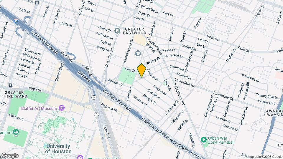 1711 Fourcade St Map and Location Details