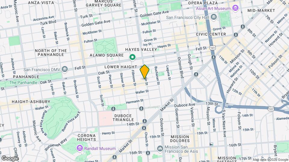 406 Haight St Mapa y Detalles de la Ubicación