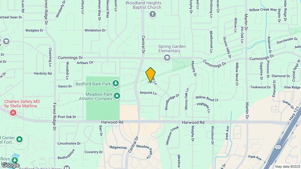 3220 Redwood St Map and Location Details