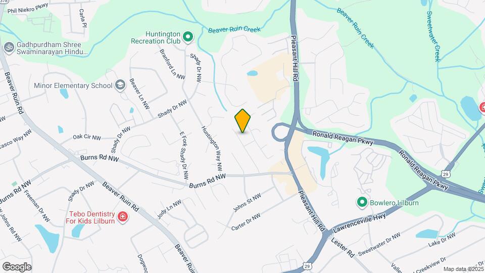 679 Burnt Creek Dr NW Map and Location Details