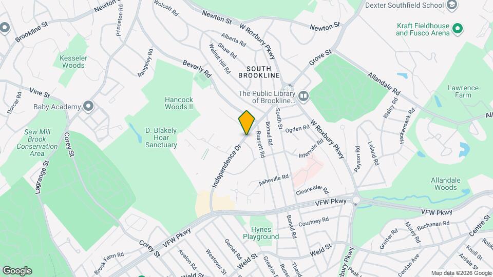 44 Independence Dr Map and Location Details