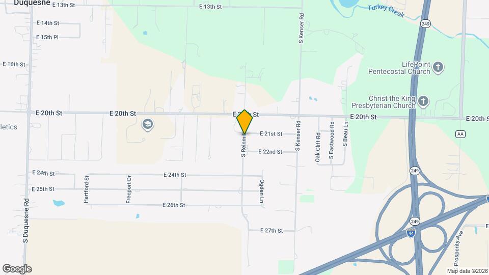 2126 S Reinmiller Rd Map and Location Details