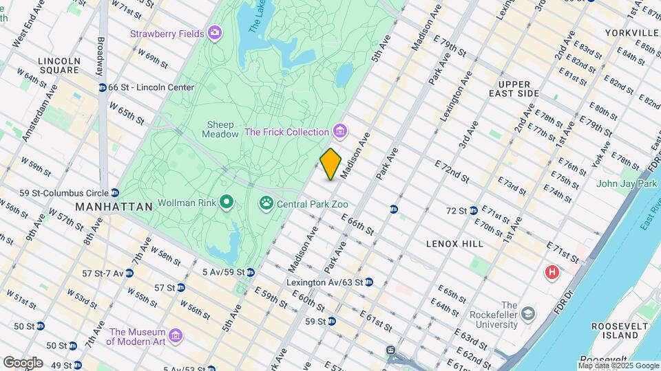 17 E 67th St Map and Location Details