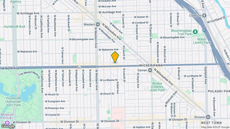 2240 W North Ave Mapa y Detalles de la Ubicación