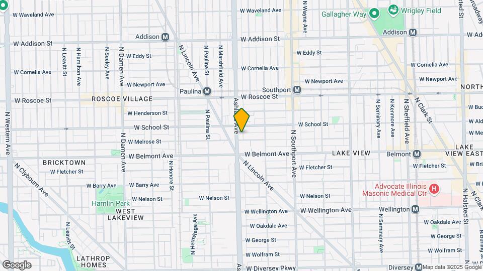 3245 N Ashland Ave Map and Location Details