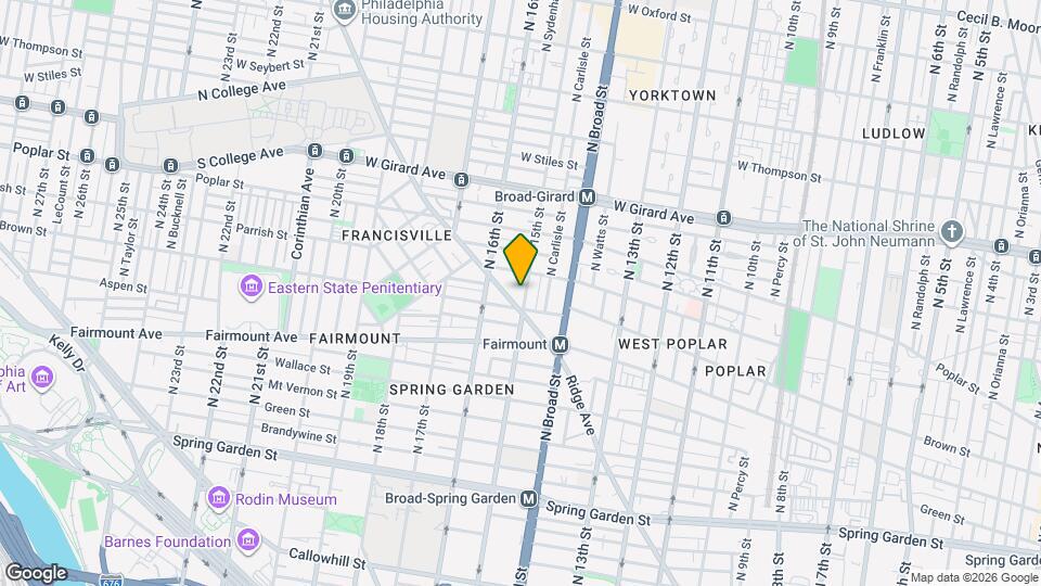 812 N 15th St Map and Location Details