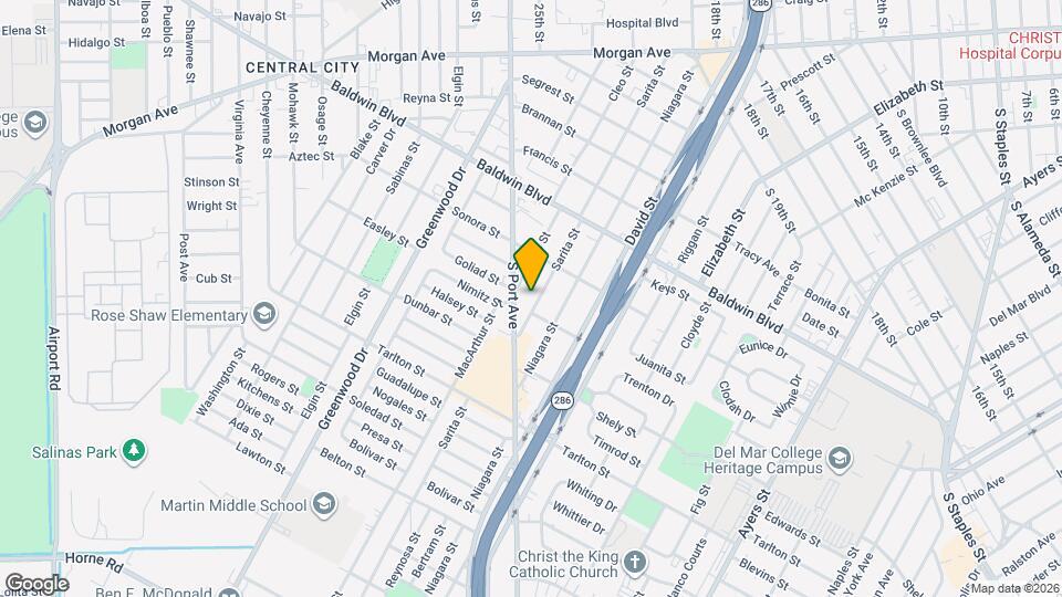 2837 Sarita St Map and Location Details