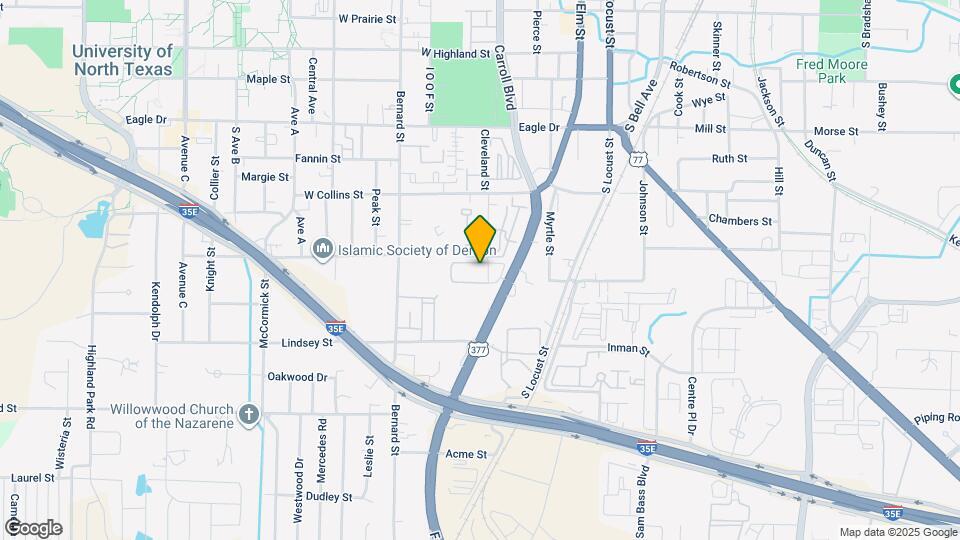 Viridian Denton Map and Location Details