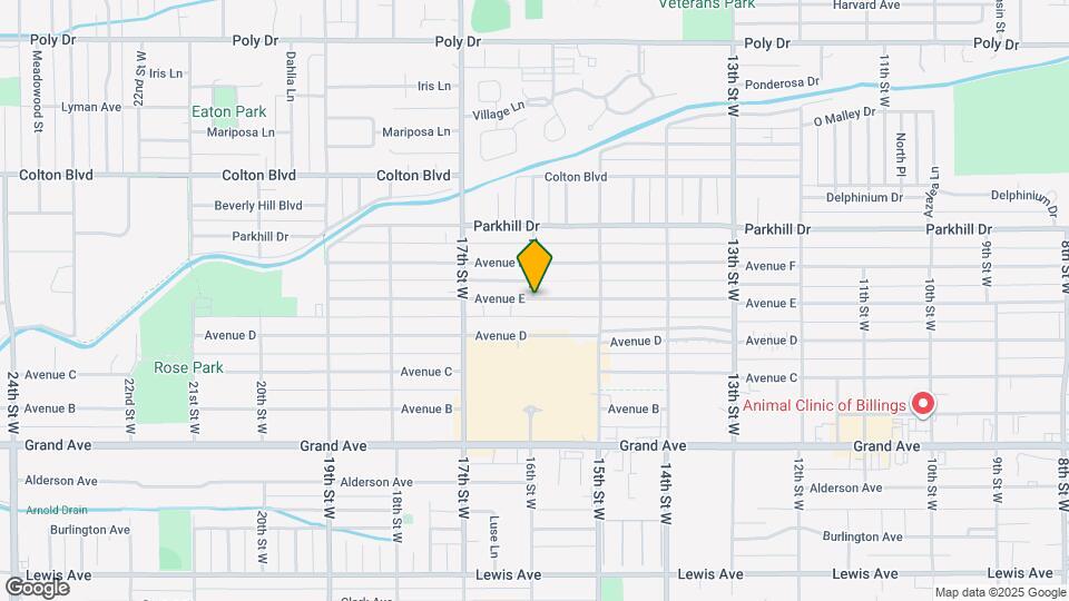 1600 Avenue E Map and Location Details