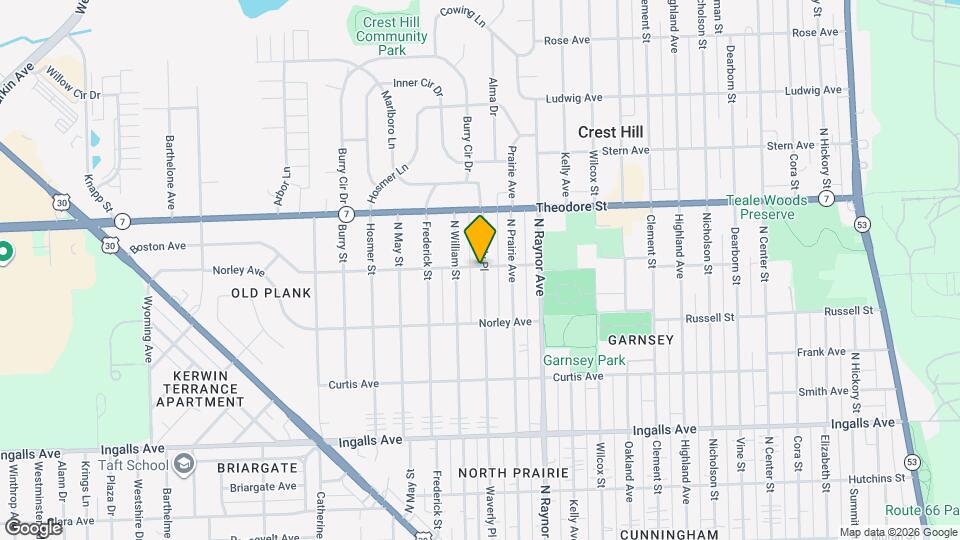 910 Cleary Ave Map and Location Details