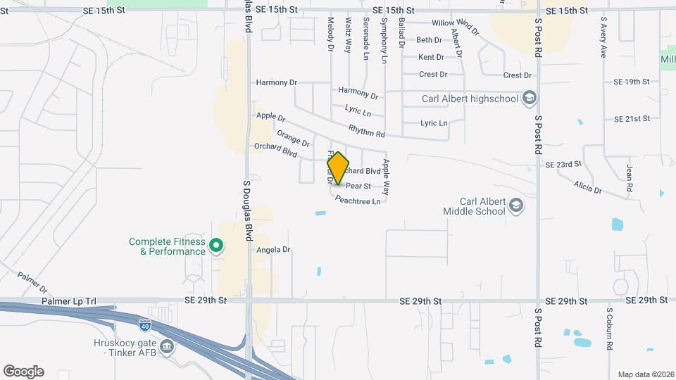 9312 Pear St Map and Location Details