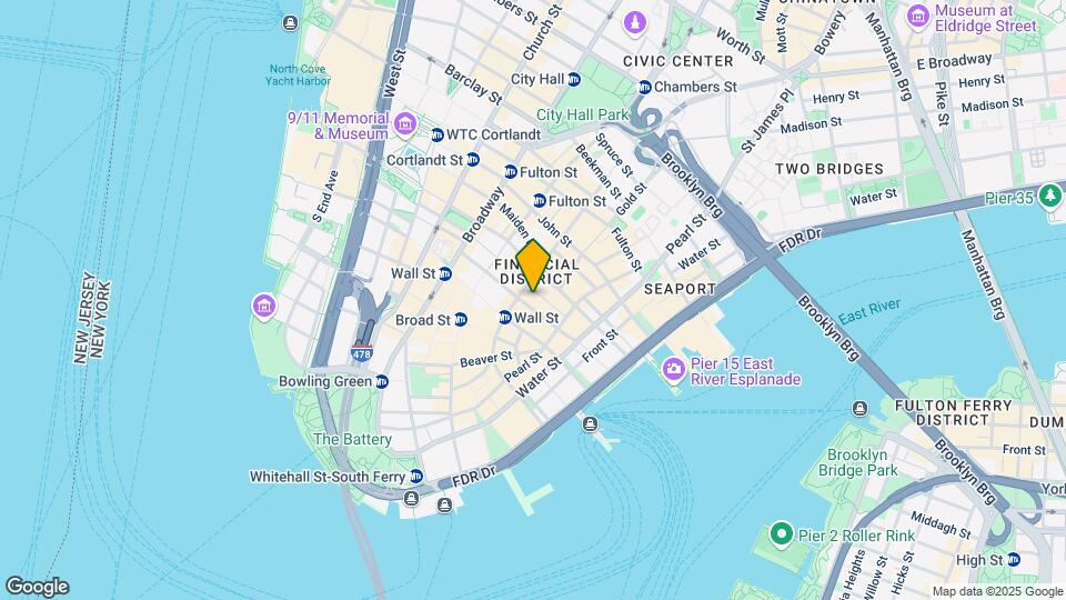 54 Pine St Mapa y Detalles de la Ubicación