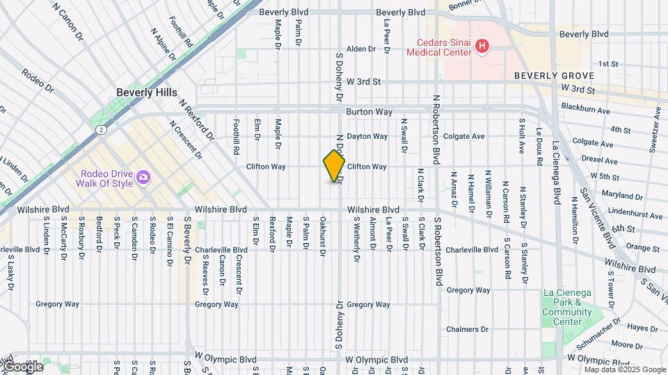 113 N Doheny Dr Map and Location Details