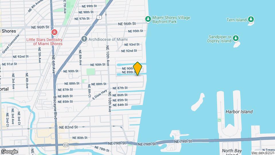 1210 NE 89th St Map and Location Details