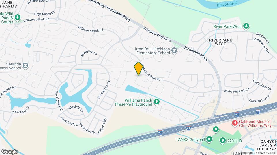 22707 Sutherland Bend Ln Map and Location Details