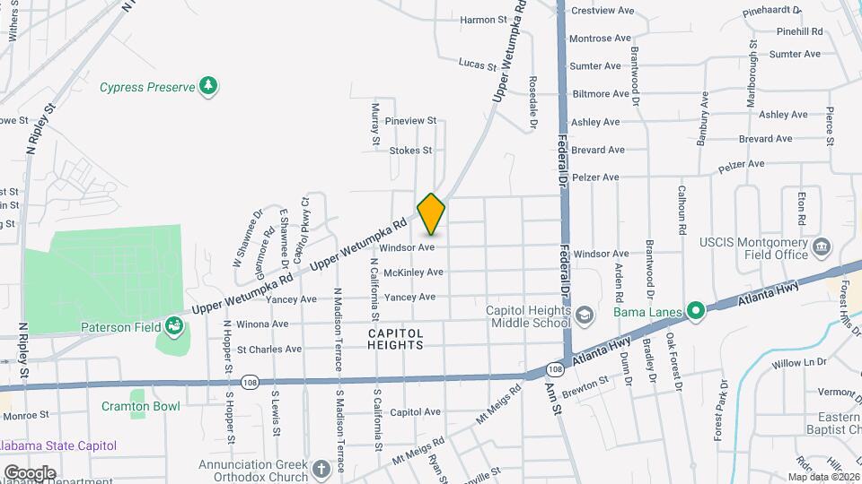 2023 Windsor Ave Map and Location Details