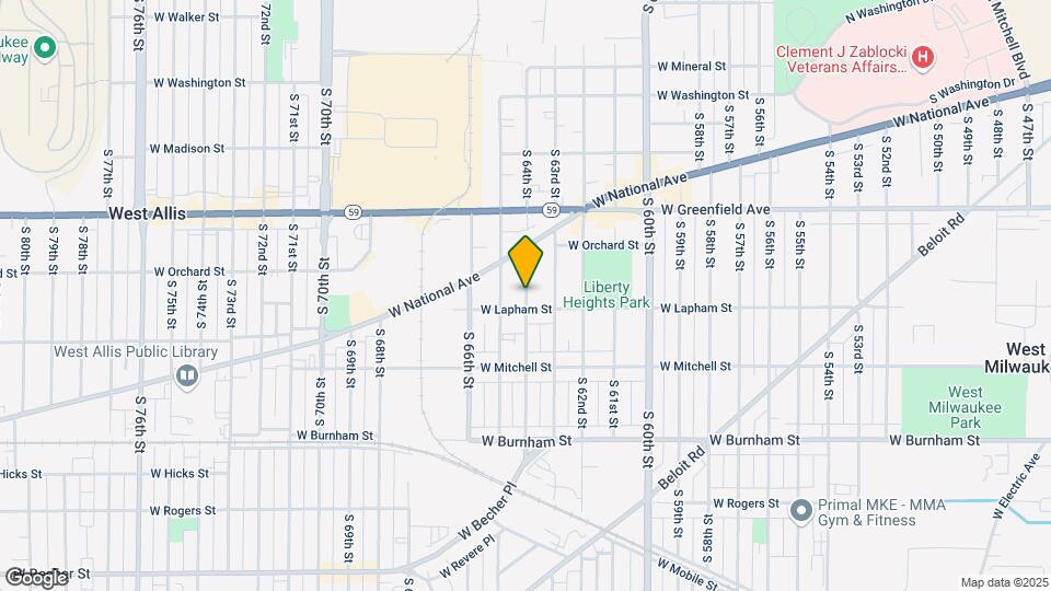 1564 S 64th St Map and Location Details