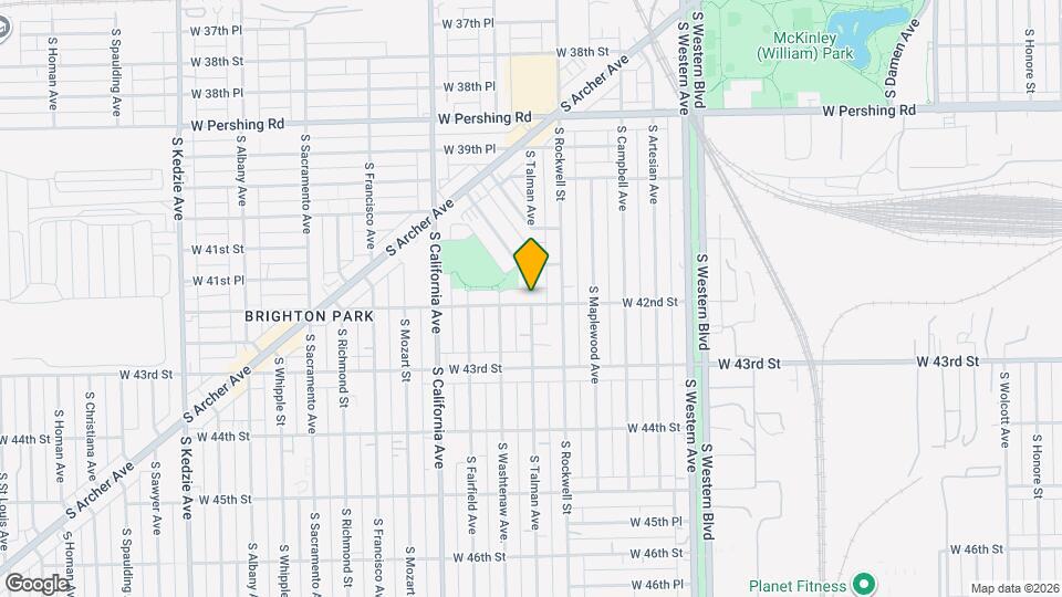 2630 W 42nd St Map and Location Details