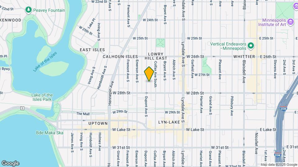 2725 Dupont Ave S Mapa y Detalles de la Ubicación