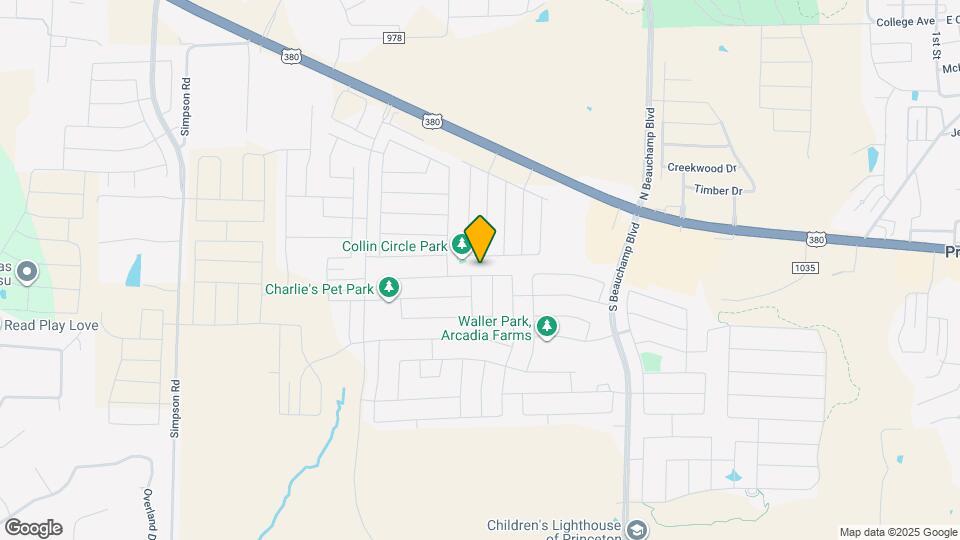 1018 Sassafras Dr Map and Location Details