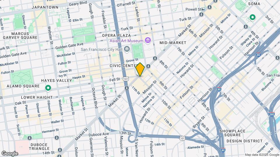 8 10th St, Unit FL15-ID353 Map and Location Details
