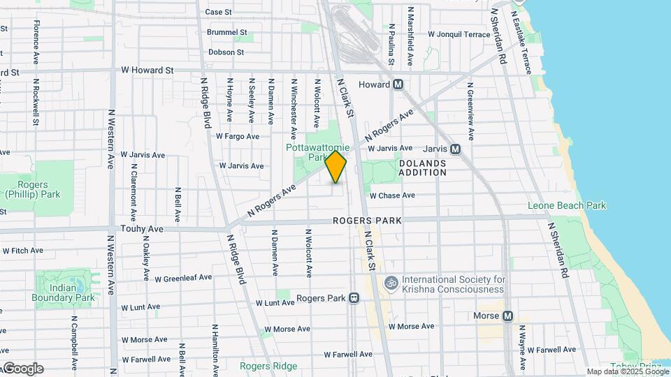 7311 N Honore St Mapa y Detalles de la Ubicación