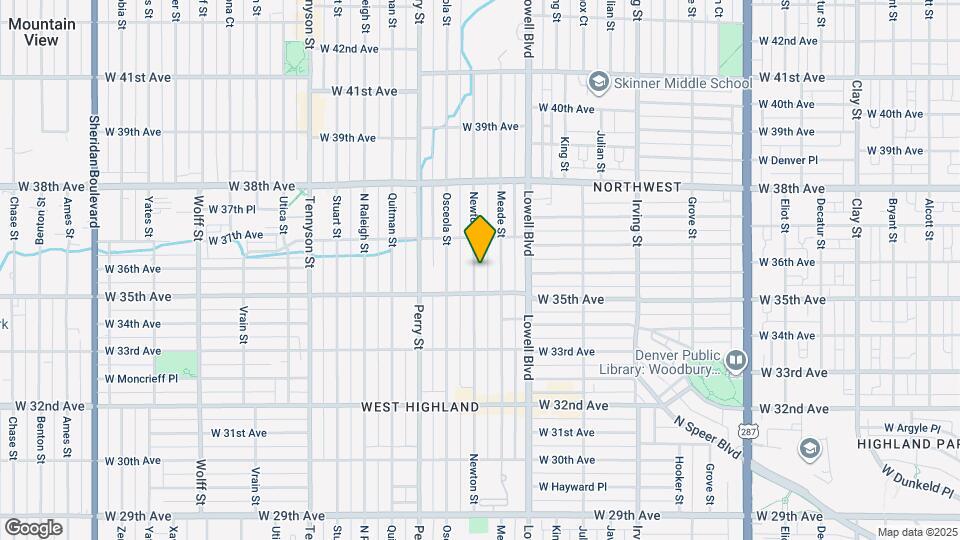 3540 Newton St Map and Location Details