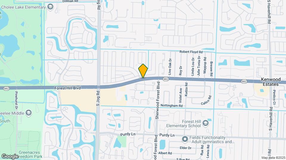 6080 Forest Hill Blvd Map and Location Details