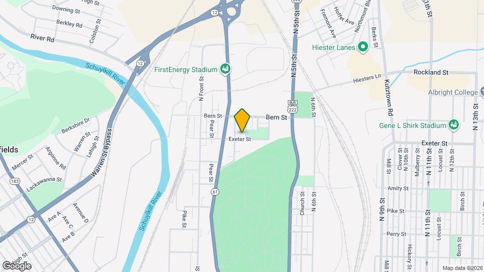 1706 N 3rd St Map and Location Details