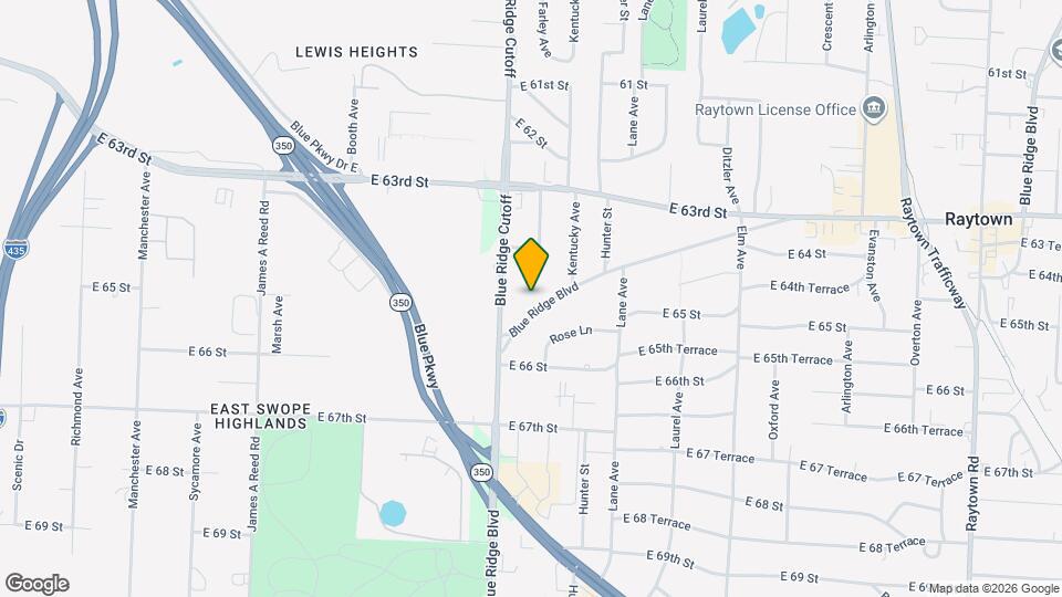 6508 Blue Ridge Blvd Map and Location Details