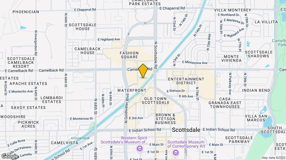 7175 E Camelback Rd Map and Location Details