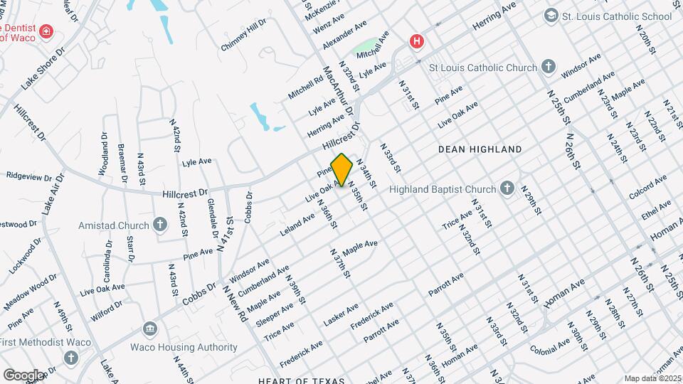 3517 Leland Ave Map and Location Details