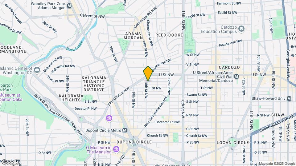 1917 18th St NW Map and Location Details
