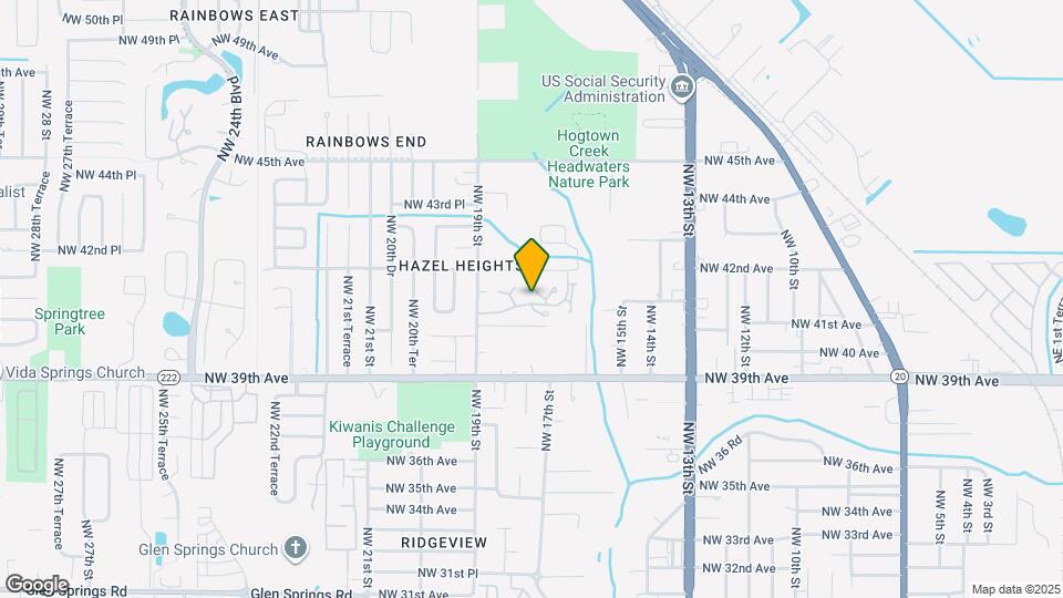 4120 NW 16th Dr Map and Location Details