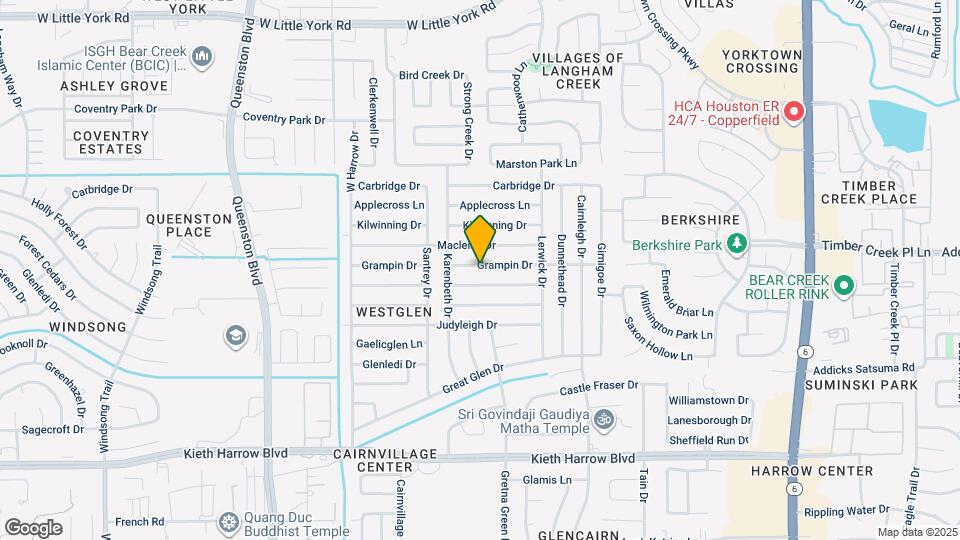 16915 Grampin Dr Map and Location Details