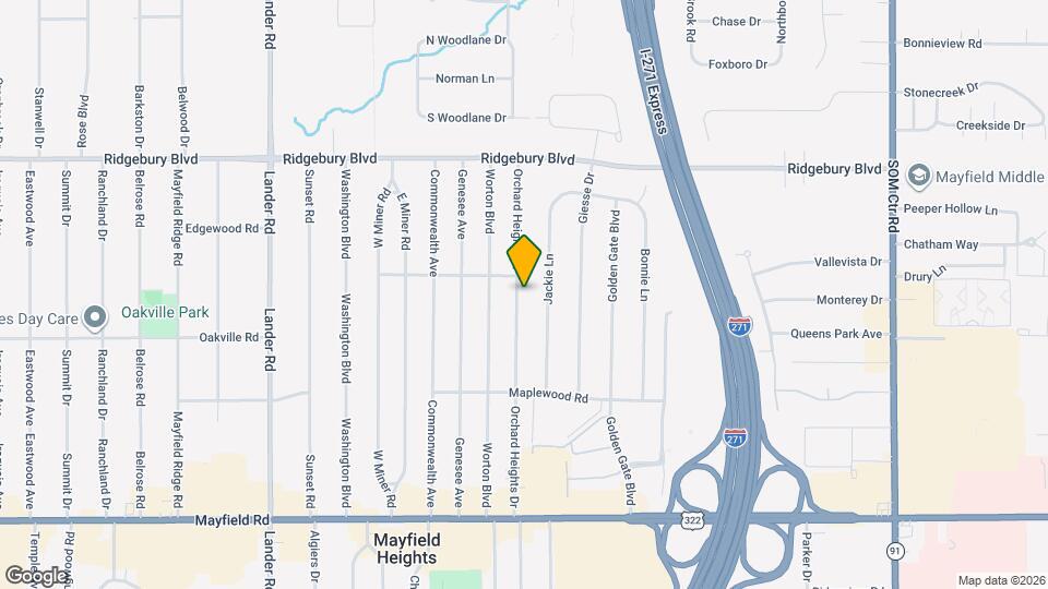 1241 Orchard Heights Dr Map and Location Details