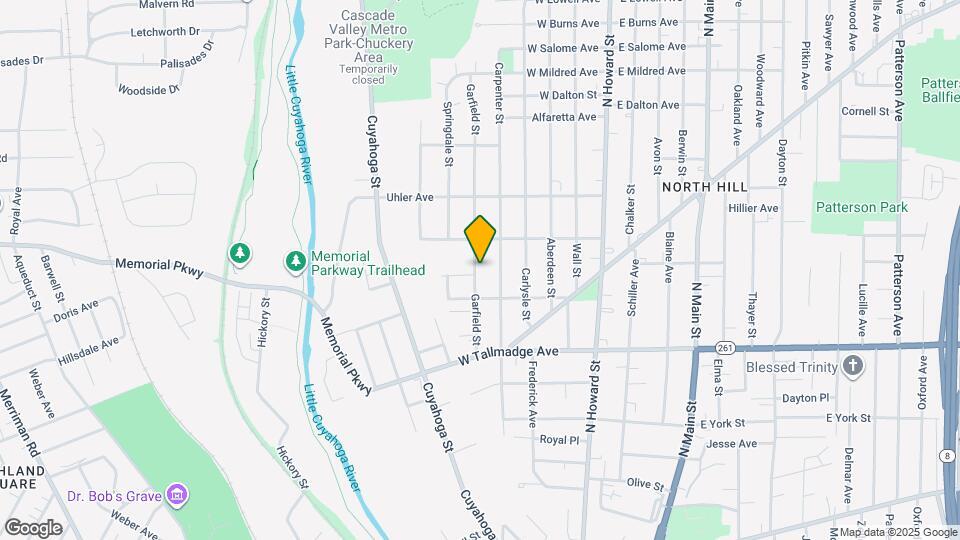 711 Garfield St Map and Location Details