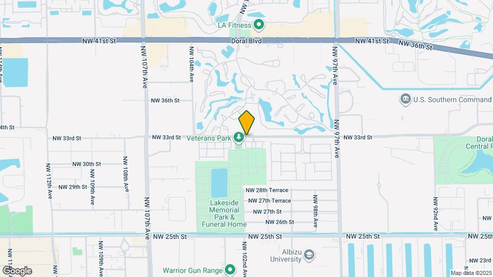 10151 NW 32nd Terrace Map and Location Details